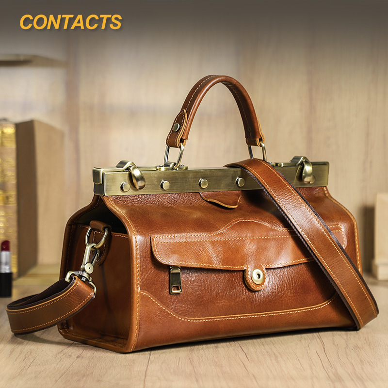 Luxury Bags Leather - Borsa a Tracolla da Donna in
